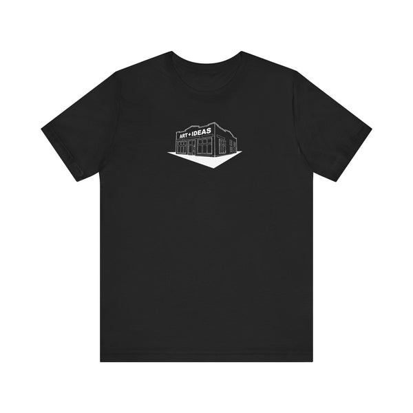 ART and IDEAS T-shirt  (white logo, multiple colors)