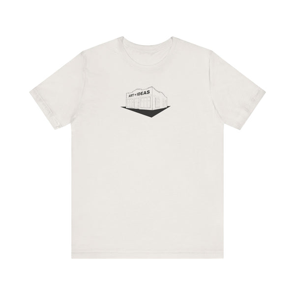 ART and IDEAS T-shirt  (black logo, multiple colors)