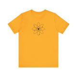 Love Atom T-Shirt  (black ink, multiple colors)