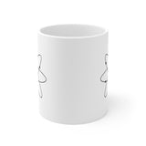 Love Atom Mug - simple white